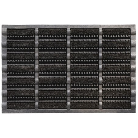 borstelmat - mudbuster - 40 x 60 cm - zwart