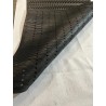 rubbermat - rubber deurmat - buitenmat  - 90 x 150 cm - wave