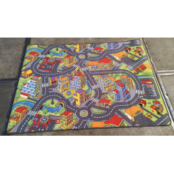 speelkleed- 140 x 200 cm - speeltapijt - speelmat - smart city