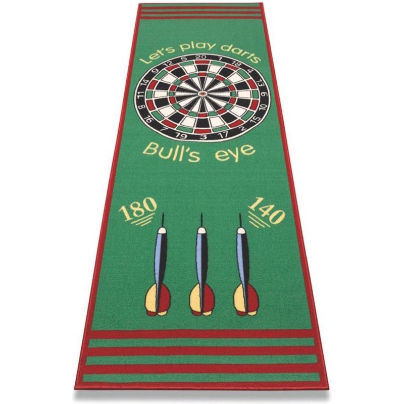 dartmat - dartkleed - 237 x 80 cm - groen