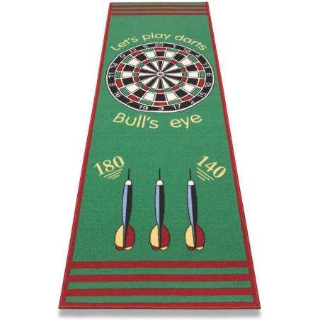 dartmat - dartkleed - 237 x 80 cm - groen