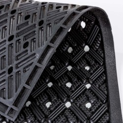 Rubber deurmat  - buitenmat - schraapmat - rubbermat - 45 x 75 cm
