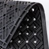 Rubber deurmat  - buitenmat - schraapmat - rubbermat - 45 x 75 cm