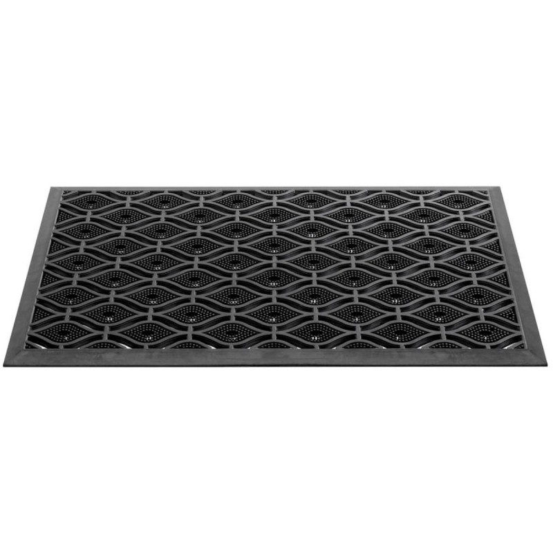 Rubber deurmat  - buitenmat - schraapmat - rubbermat - 45 x 75 cm