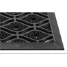 Rubber deurmat  - buitenmat - schraapmat - rubbermat - 45 x 75 cm