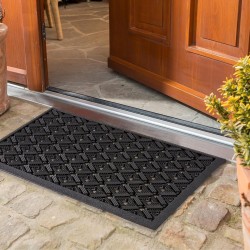 Rubber deurmat  - buitenmat - schraapmat - rubbermat - 45 x 75 cm