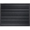 Schoonloopmat - deurmat -  borstelmat - antraciet - 68 x 90 cm - passage