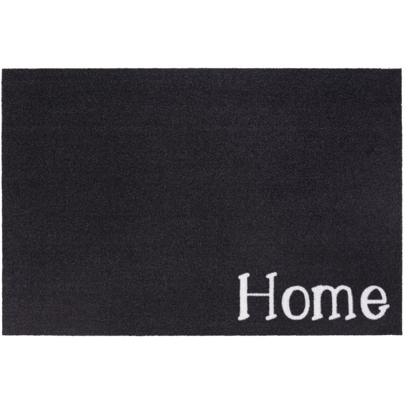 Deurmat - schoonloopmat - 75 x 50 cm  - Mondial Home - Zwart