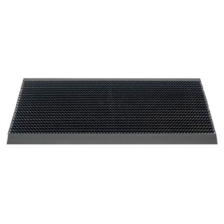 outline Deurmat borstelmat - buitenmat  50 x 80 cm  - Pure black