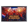 WK 2026 deurmat - schoonloopmat - hier begint de wedstrijd - 45 x 75 cm