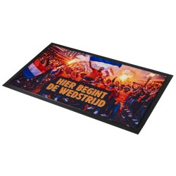 WK 2026 deurmat - schoonloopmat - hier begint de wedstrijd - 45 x 75 cm