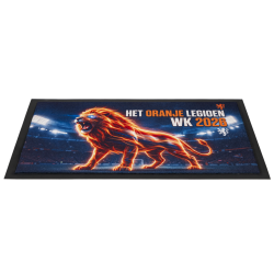 WK 2026 deurmat -  droogloopmat - Het Oranje Legioen WK 2026 - 45 x75 cm45