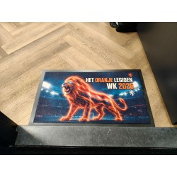 WK 2026 deurmat -  droogloopmat - Het Oranje Legioen WK 2026 - 45 x75 cm45