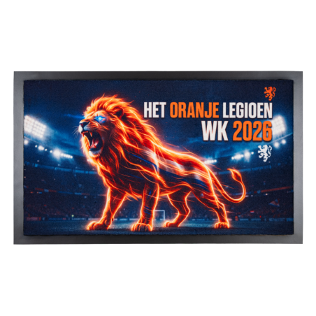 WK 2026 deurmat -  droogloopmat - Het Oranje Legioen WK 2026 - 45 x75 cm45