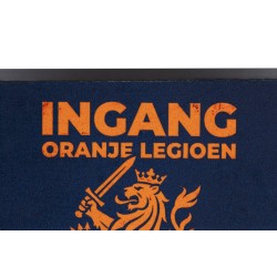 WK 2026 deurmat - droogloopmat - ingang oranje leeuw - 45 x 75 cm