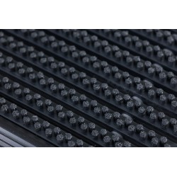 deurmat - borstelmat - Outline - Grigio - Pure Black - 50 x 80 cm