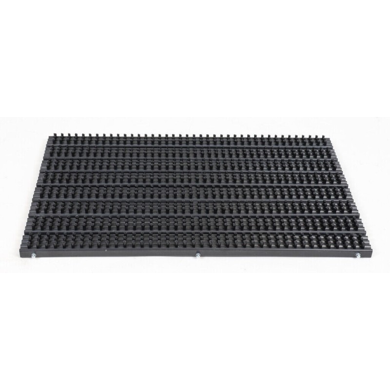 Deurmat buiten zwart  – Fantastic borstelmat - vuilafschraper - - 38,5x59 cm