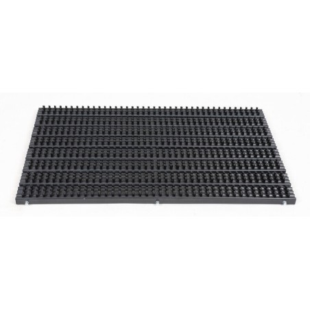 Deurmat buiten zwart  – Fantastic borstelmat - vuilafschraper - - 38,5x59 cm
