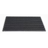 Deurmat buiten zwart  – Fantastic borstelmat - vuilafschraper - - 38,5x59 cm