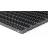 Deurmat buiten zwart  – Fantastic borstelmat - vuilafschraper - - 38,5x59 cm