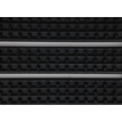 Deurmat buiten zwart  – Fantastic borstelmat - vuilafschraper - - 38,5x59 cm