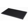 Deurmat buiten zwart  – Fantastic borstelmat - vuilafschraper - - 38,5x59 cm