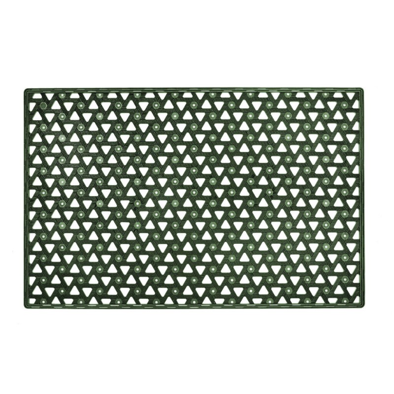 Deurmat / buitenmat - groen 49 x 75 cm – Matrix Green borstelmat - vuilafschraper