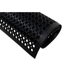 Rubber ringmat - rubbermat - rubber deurmat -17 mm