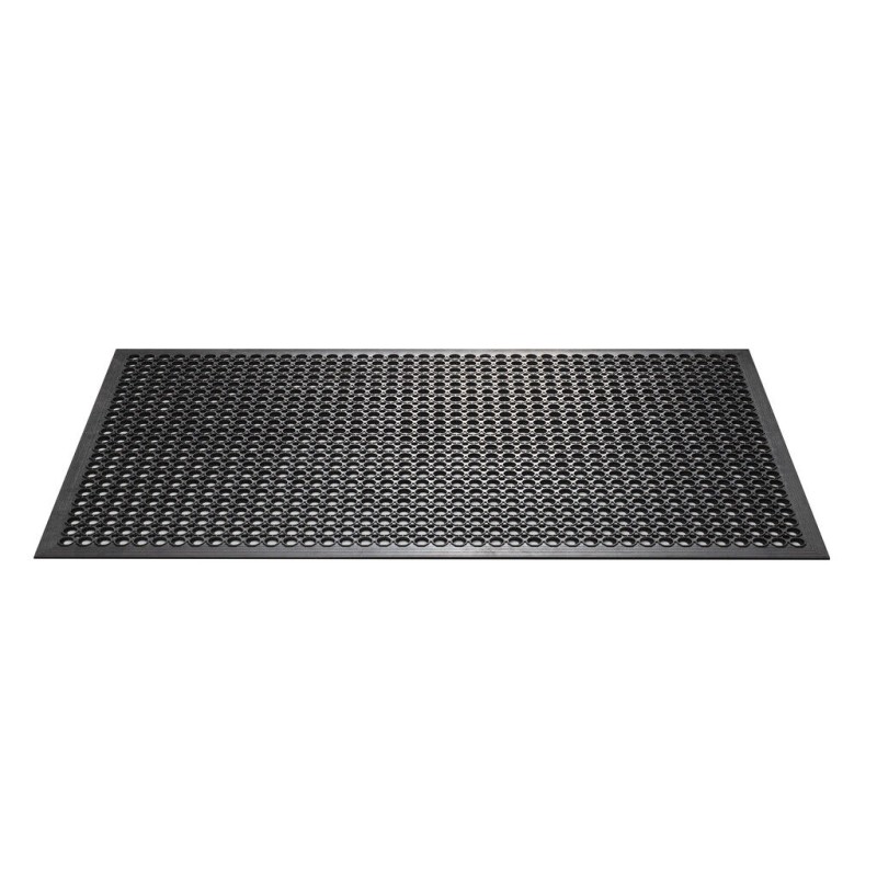 Professionele Rubberen Buitenmat Restaurant – Schoonloopmat - 90 x 150 cm