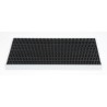 Deurmat / buitenmat – Fantastic - zwart - Black borstelmat aluminium - vuilafschraper