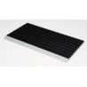 Deurmat / buitenmat – Fantastic - zwart - Black borstelmat aluminium - vuilafschraper