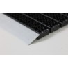 Deurmat / buitenmat – Fantastic - zwart - Black borstelmat aluminium - vuilafschraper