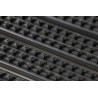Deurmat / buitenmat – Fantastic - zwart - Black borstelmat aluminium - vuilafschraper