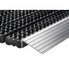 Deurmat / buitenmat – Fantastic - zwart - Black borstelmat aluminium - vuilafschraper