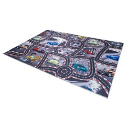 speelkleed racing - racingfun speeltapijt - speelmat -140 x 200 cm  - antislip